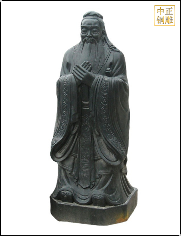 立體雕刻孔子像擺件